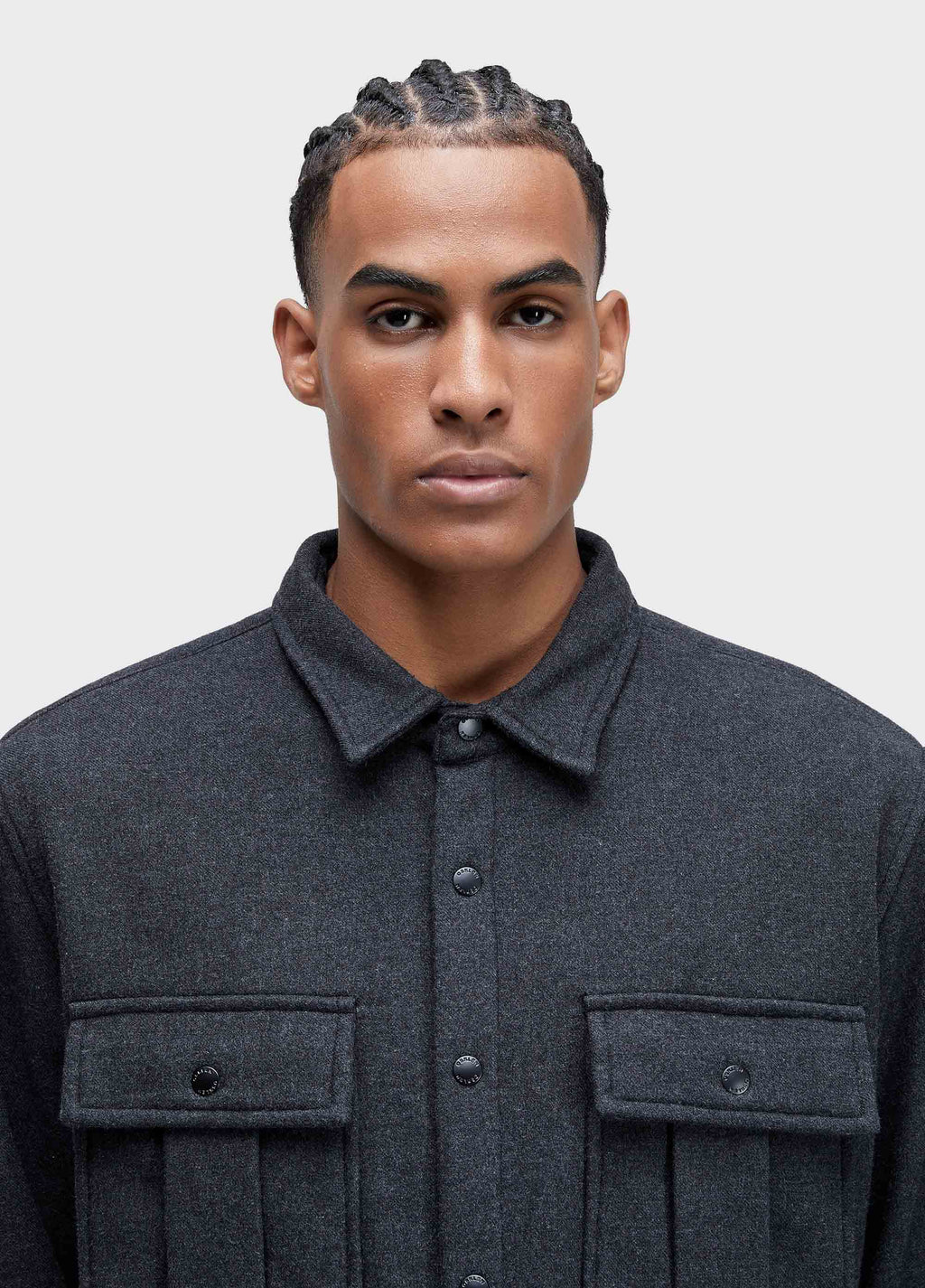 Men's Melange Overshirt