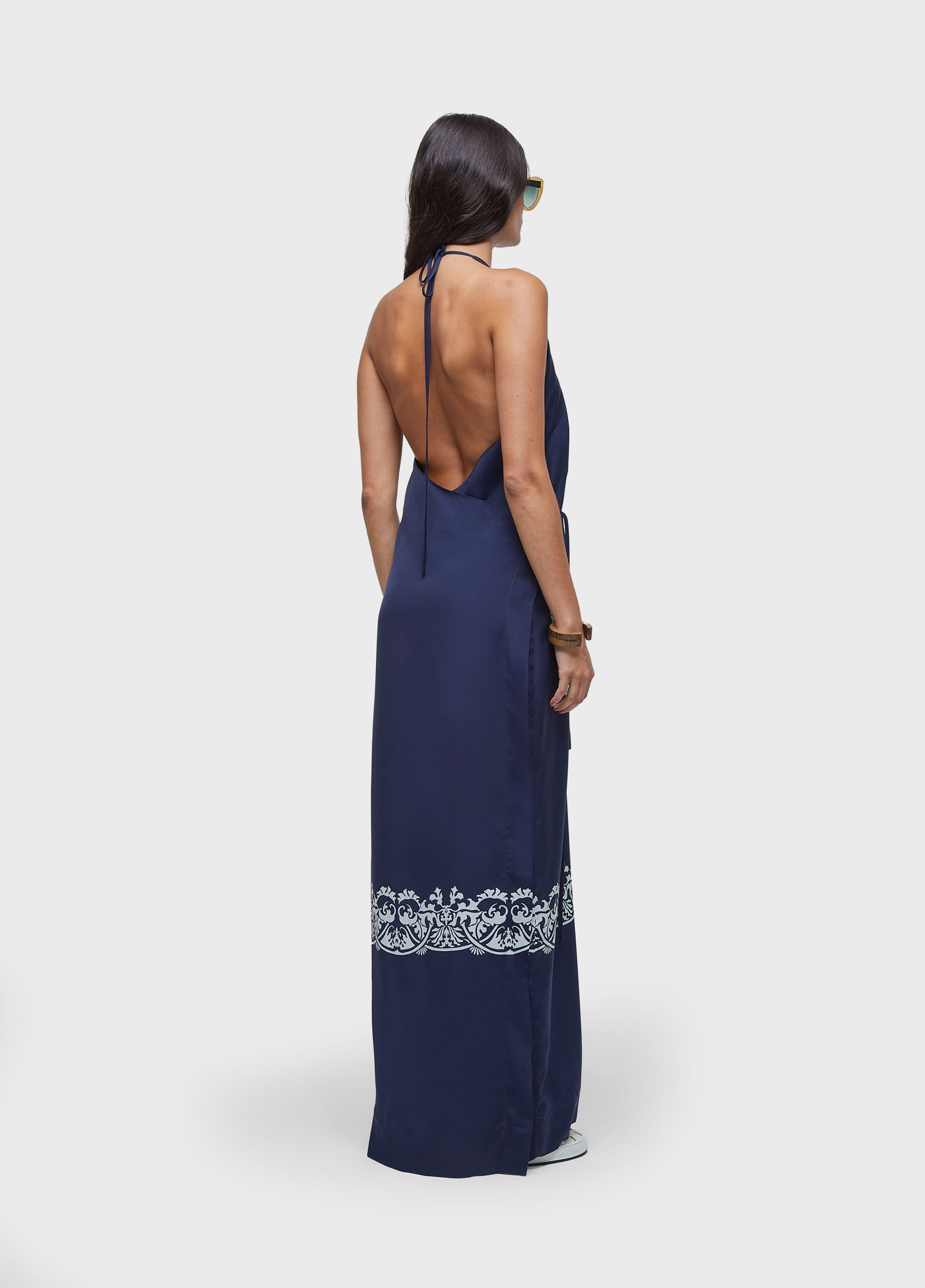 Ocean Blue Wrap Dress